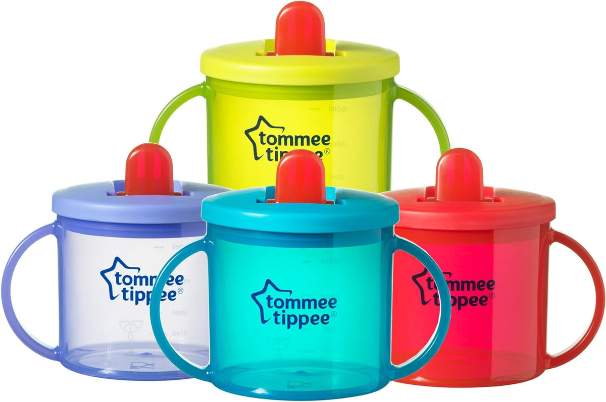 Free Flow Trainer Cup with Handles, Bpa-Free, 6Oz, 2 Count (Designs May Vary)