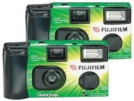 Quicksnap Flash 400 One-Time-Use Camera -2 Pack