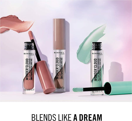 London Wonder'Cloud Liquid Eyeshadow, 002 Foggy Beige