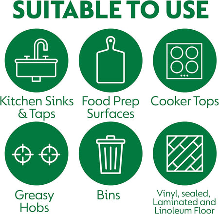 Power and Pure Kitchen Cleaner Spray, 1L [Packaging May Vary]