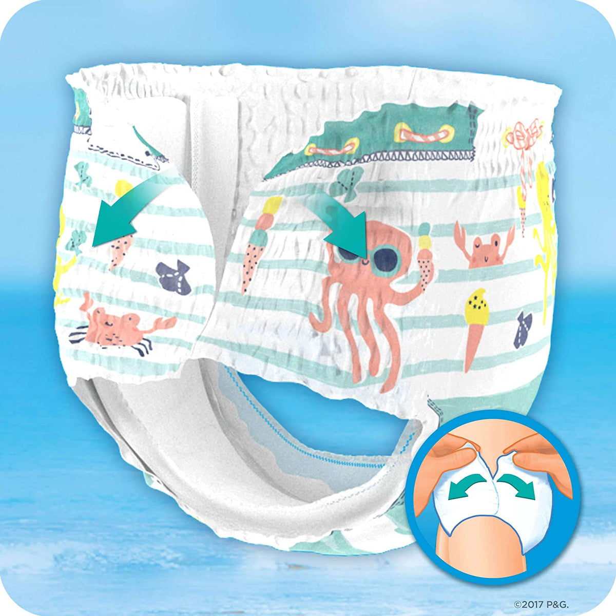 Splashers Disposable Swim Nappies Size 4-5 (9-15 Kg) for Optimal Protection in the Water, 11 Nappies