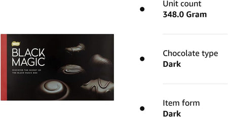 Black Magic Dark Chocolate Selection Box, 348G