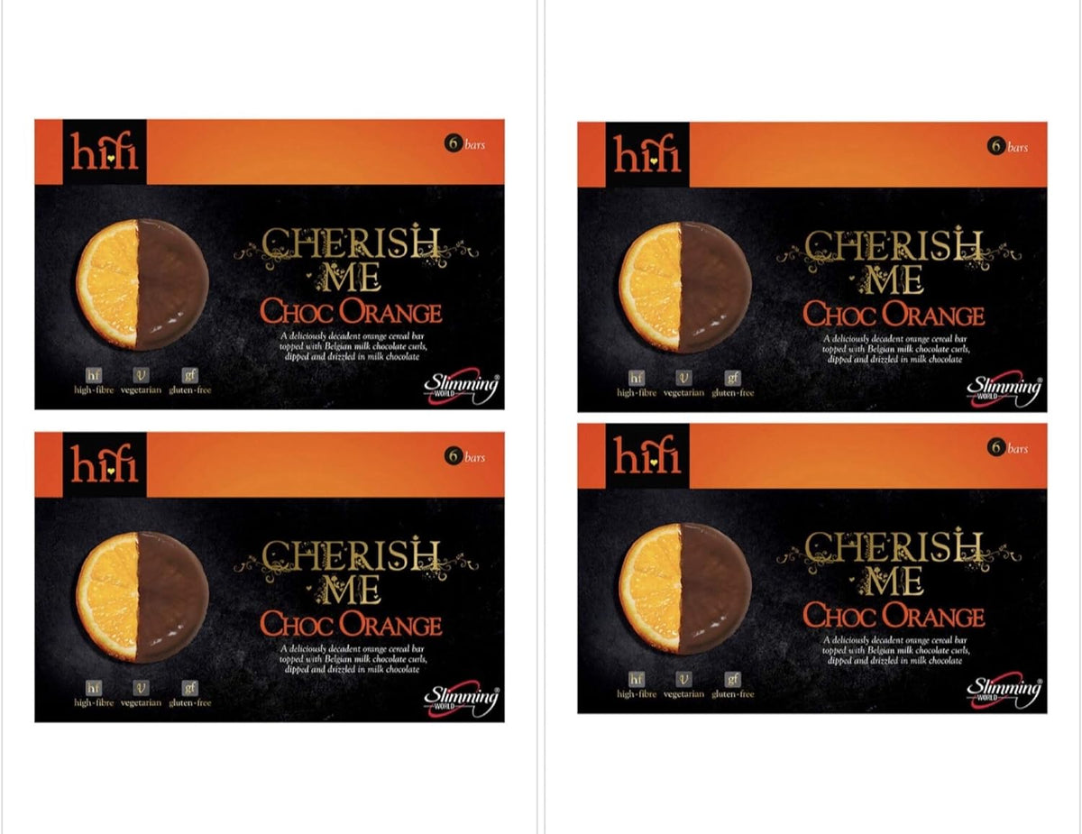 Chocolate Orange Hifi Bars (4 Boxes - 24 Bars)