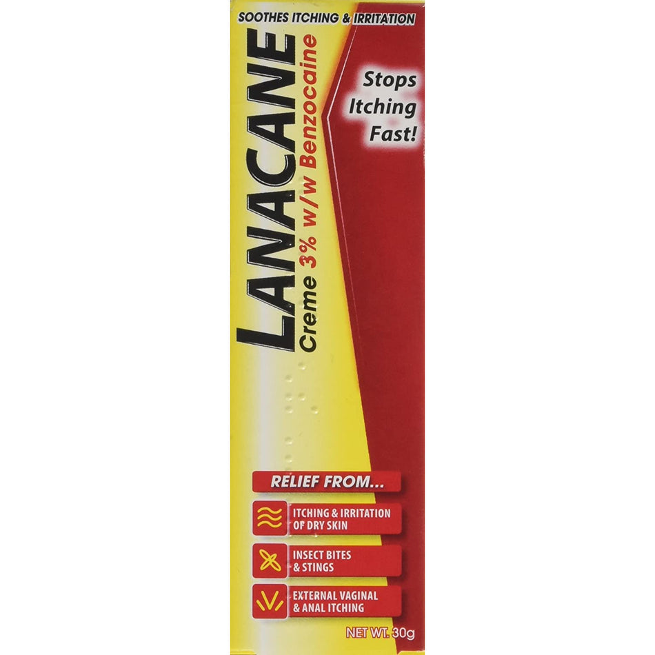 Lanacane Medicated Creme Tube 30g