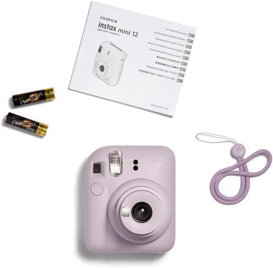 Fujifilm  Mini 12 Instant Camera with 40 Shot Film Pack - Lilac Purple