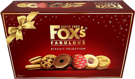 Fabulously Biscuit Selection Assortment Luxury Box |9 Varieties |Milk/Dark Choc Chunkie Cookies |Orange Sundae |Milk Chocolate Rounds |Viennese Fingers |Jam Creams |Golden/Butter Creams & Crunch