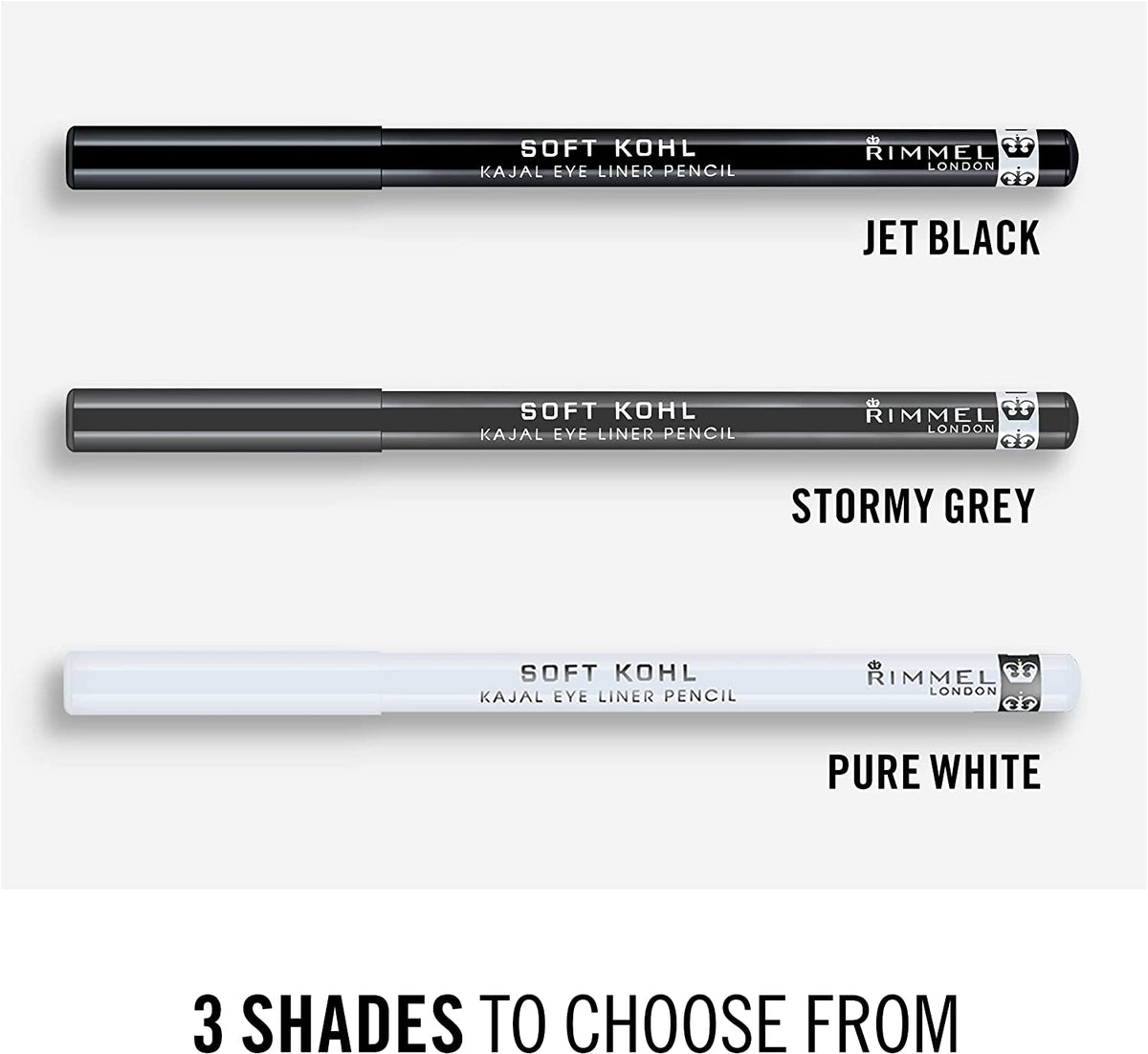 London Soft Kohl Smudge-Proof Eyeliner Pencil, Jet Black, 1.2 G