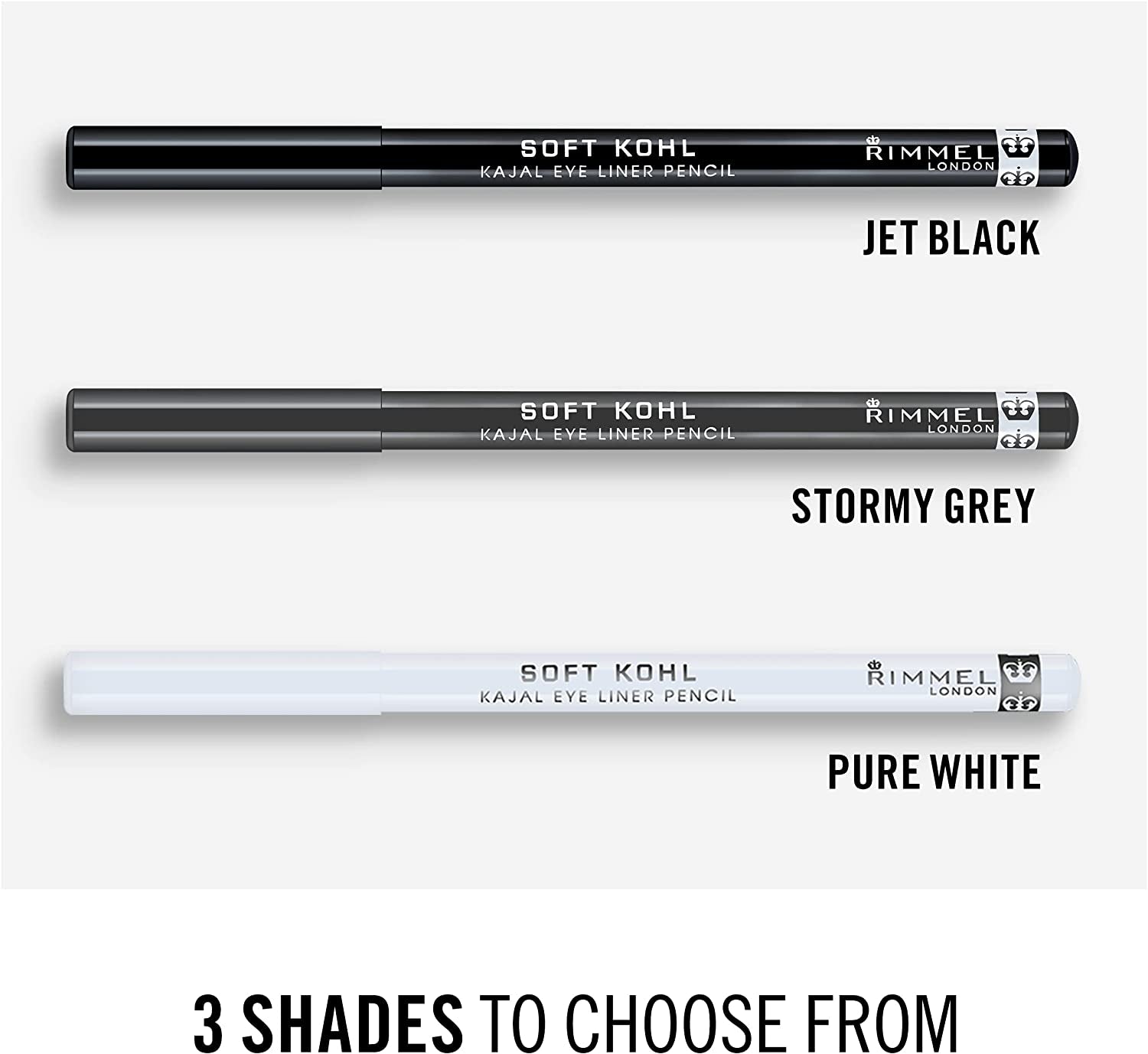 London Soft Kohl Smudge-Proof Eyeliner Pencil, Jet Black, 1.2 G