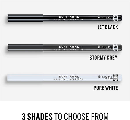 London Soft Kohl Smudge-Proof Eyeliner Pencil, Jet Black, 1.2 G