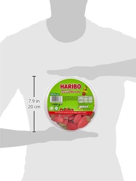 Giant Strawberry Bulk Sweets, 1 Kg