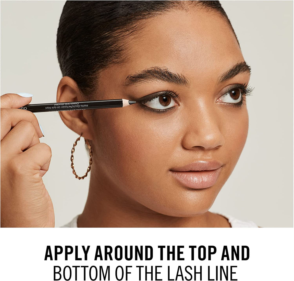 London Soft Kohl Smudge-Proof Eyeliner Pencil, Jet Black, 1.2 G