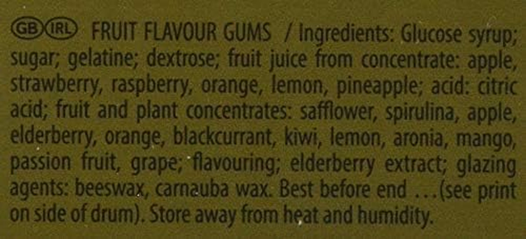 Gold Gummy Bear 1Kg Sweets Party Tub