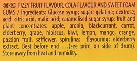 Tangfastics Bulk Sweets Drum, 400 G