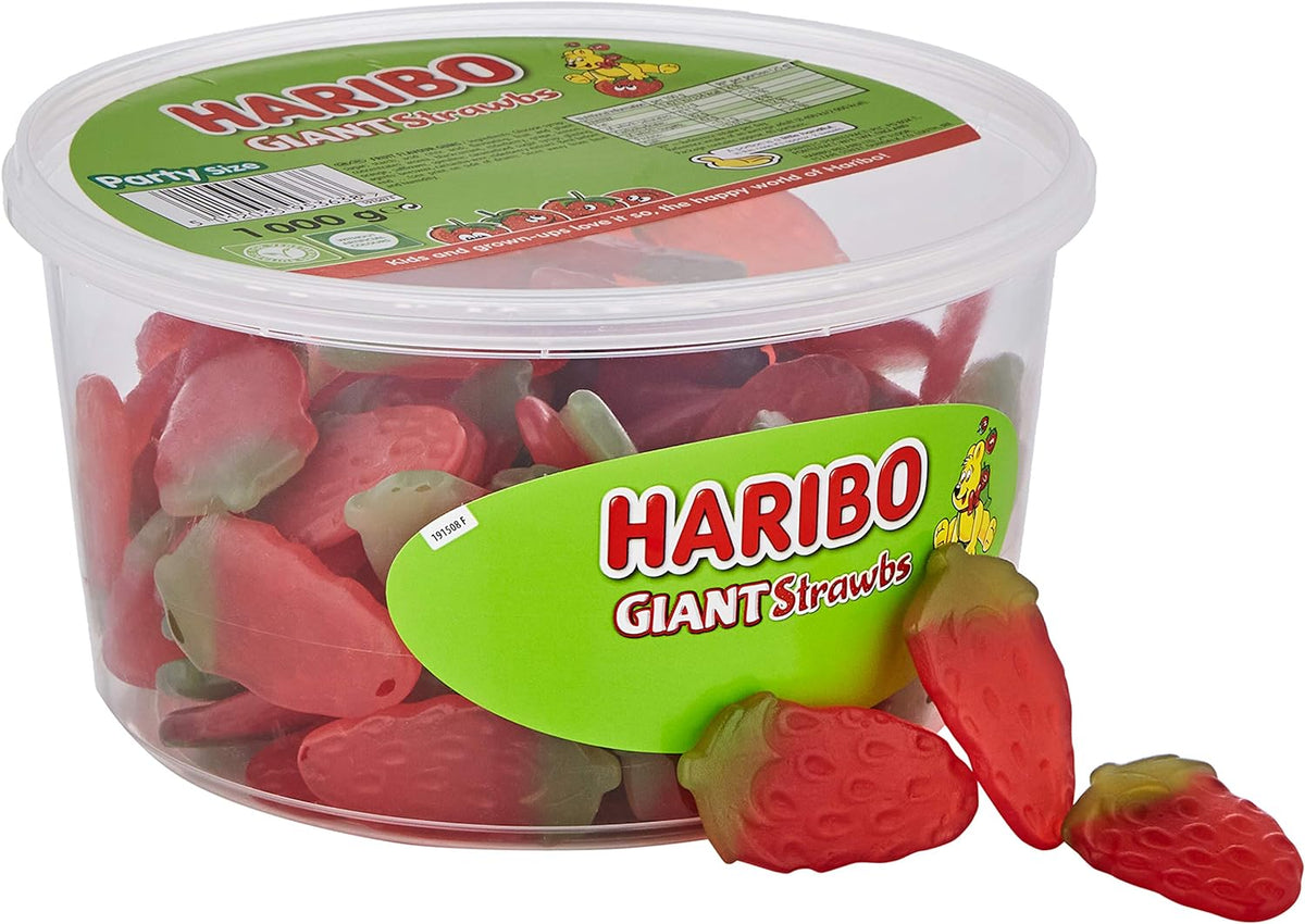 Giant Strawberry Bulk Sweets, 1 Kg