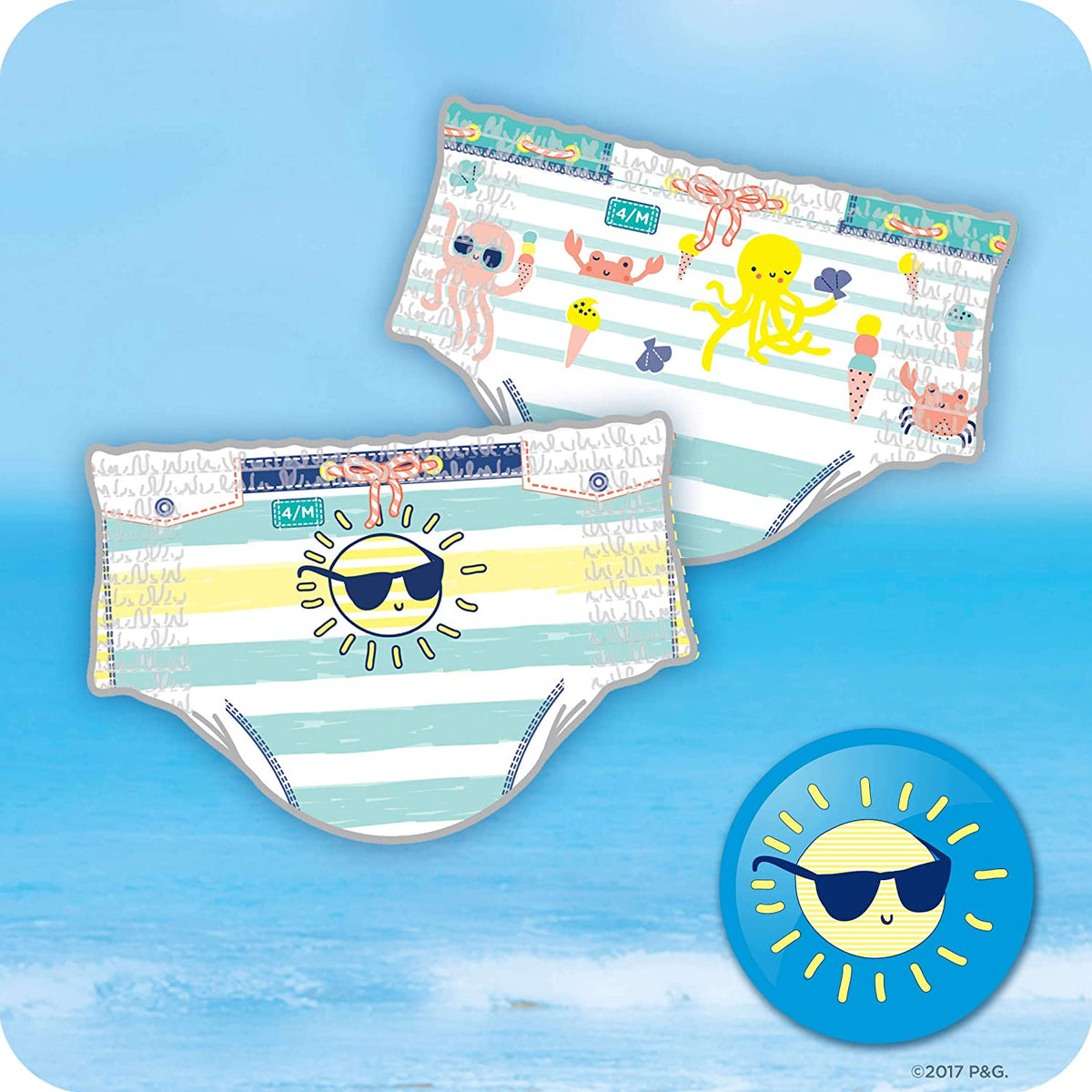 Splashers Disposable Swim Nappies Size 4-5 (9-15 Kg) for Optimal Protection in the Water, 11 Nappies